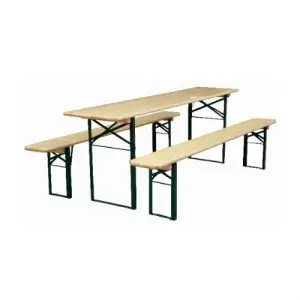 bierbanken set (2 banken & 1 tafel)