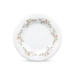 Bord Brown Flower Retro 27,5 cm