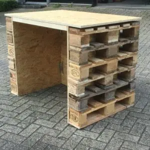 buffettafel pallet 120x 80 x 89,5cm