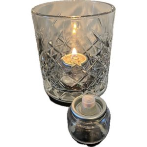 Lamp glas TIMELESS met liquid wax cardtridge