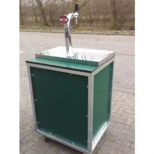 Mobiele biertap 110 h x 80 l x 65 b