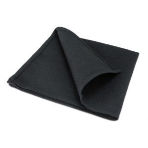 Servet zwart 50 x 50 cm