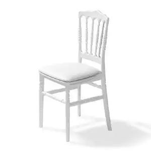 Wedding Chair Napoleon met witte zitting